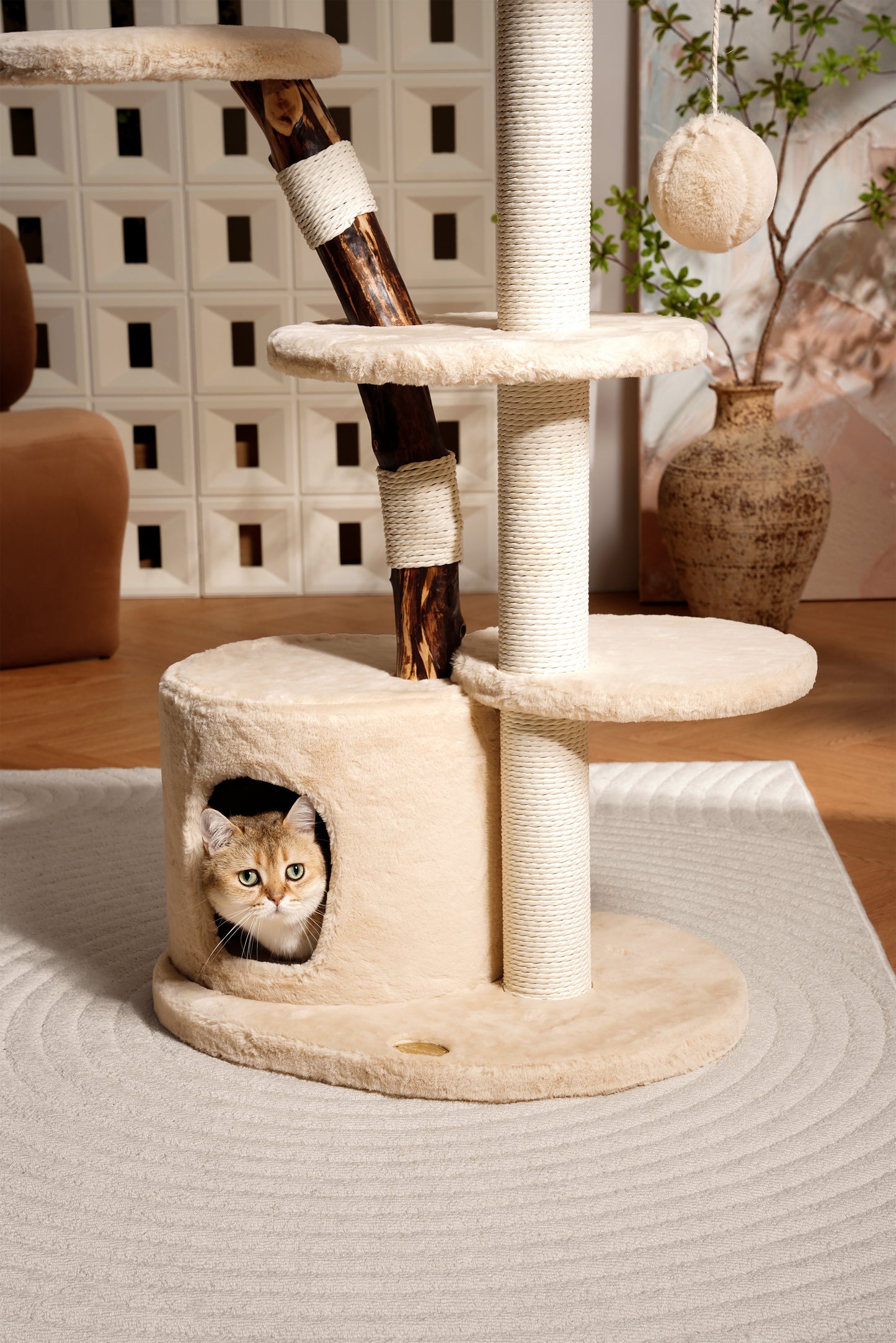 Sopapets | Snow Puff Model B Cat Tree