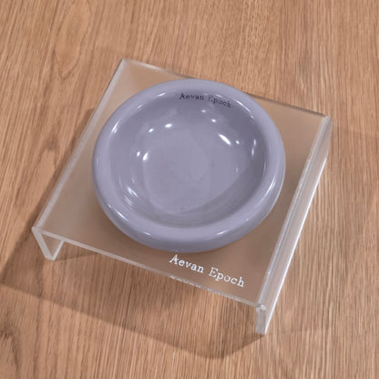 Aevan Epoch | Ceramic Pet Bowl + Frosted Acrylic Bowl Stand Bundle