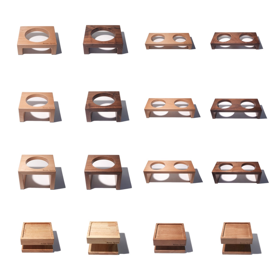 Aevan Epoch | Solid Wood Pet Bowl Stands