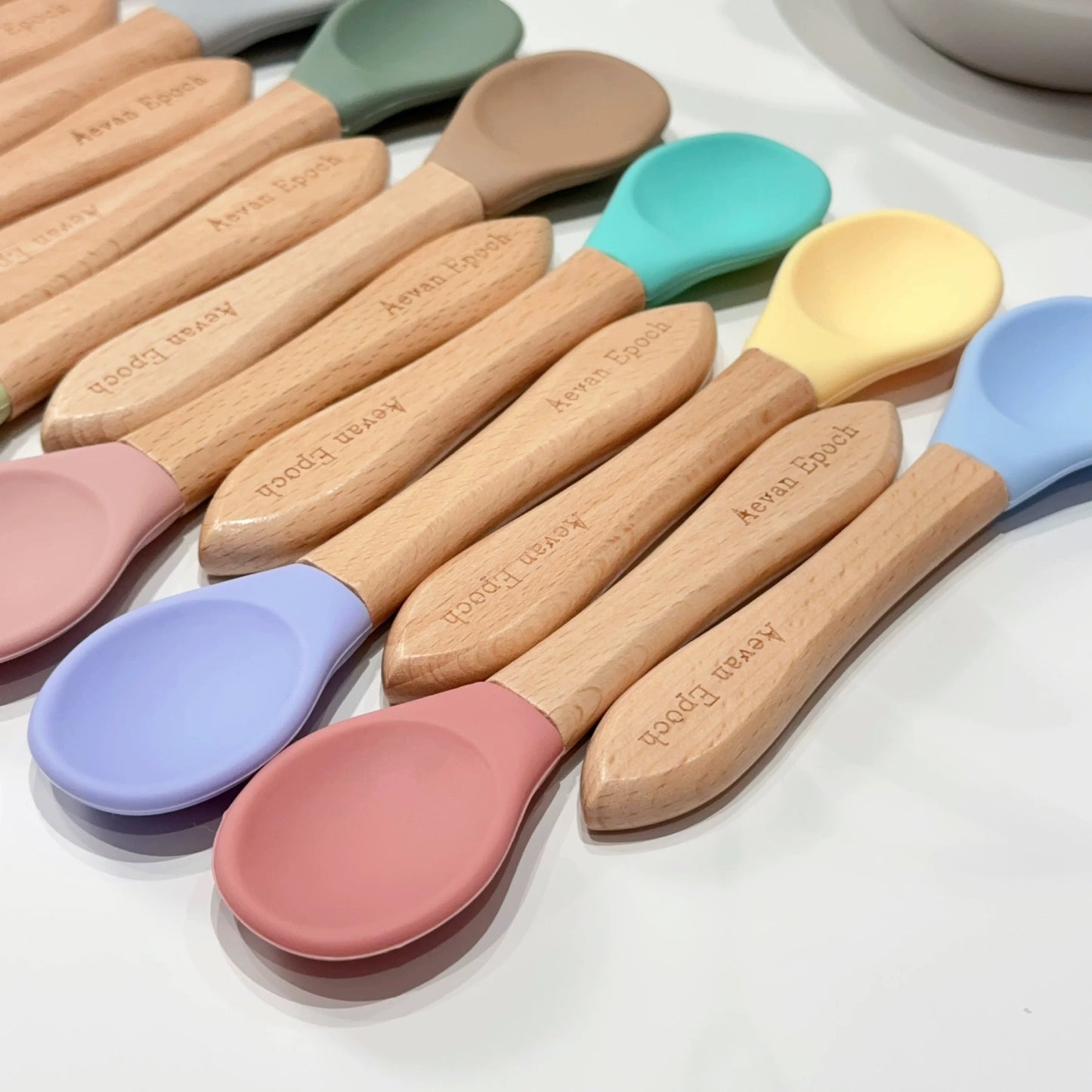 Aevan Epoch | Beechwood Silicone Spoon